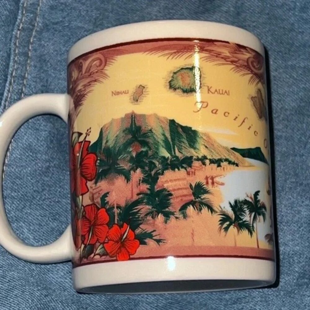 NIB Sandwich Islands Hawaii Mug NEW